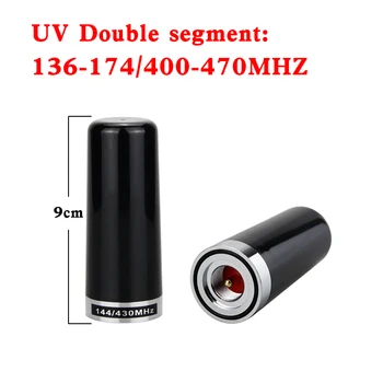  1 KOS UV dvojno frekvenco VHF/UHF 136-174/400-470 MHZ visok dobiček antena PL-259 za walkie-talkie avto radio priključek