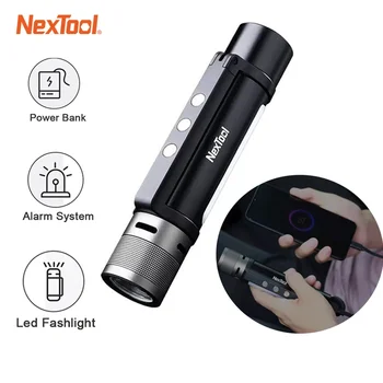  NexTool na Prostem 6 v 1 LED Svetilka Ultra Svetla Baklo Zoomable Prenosni Sili Lahka Nepremočljiva Kampiranje Noč Svetlobe