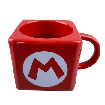  Super Mario Bros Osebnost Vrč Ustvarjalne Keramični Vrč Kave Risanka Vprašanje Označite Kvadrat Gospodinjstvu, Za Zajtrk Mleko Pitne Pokal